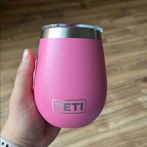 HARBOR PINK YETI - WINE TUMBLER